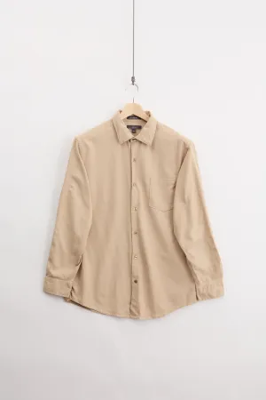 Silk cotton blend textured shirt (L)